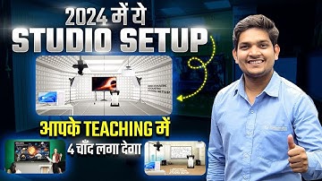 Online Teaching Studio Setup 2024 | Lighting Setup for Online Teaching | Digital Studio Setup