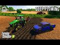 BACK TO BUSINESS | 150 HECTARES Deep Plowing &amp; Mega Harvest | Saxlingham | FS25 Timelapse