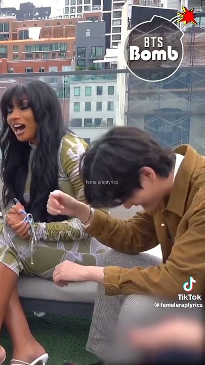 When BTS was checking out Megan Thee Stallion #namjoon #rm #suga #yoongi #jhope #jin #kpop #shorts