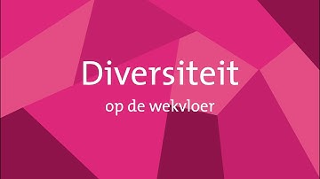 Diversiteit op de werkvloer