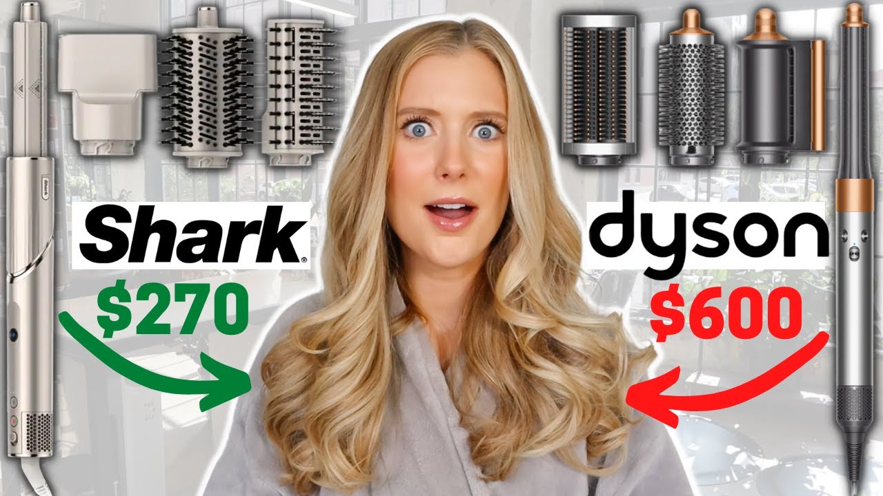 Shark Flexstyle vs. Dyson Airwrap! Is The Shark Flex Style More Damaging  than the Dyson? - YouTube