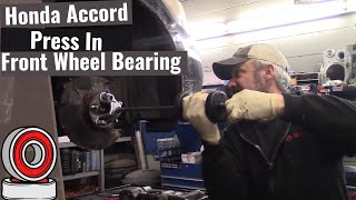 Honda Accord: Front Wheel Bearing Press In Style