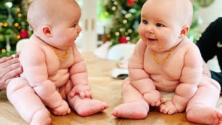 Best Videos Of Funny Twin Babies