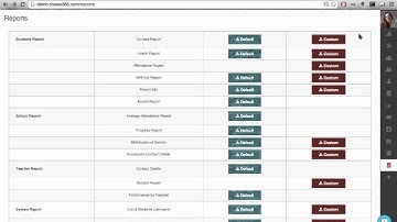 Classe365 - Reports Module  | classe365.com