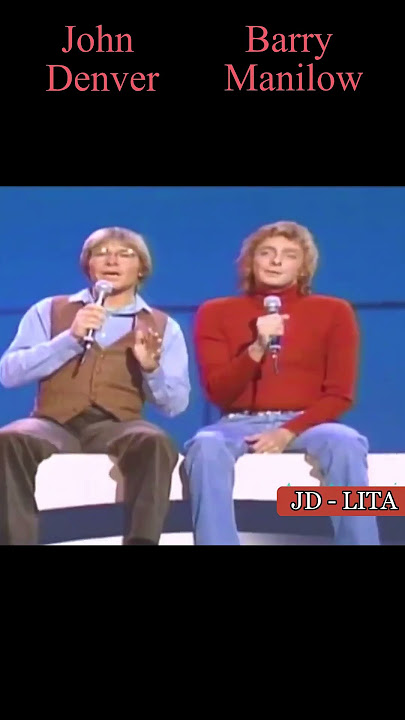 John Denver and Barry Manilow 1978  #johndenver #barrymanilow #shorts #duet
