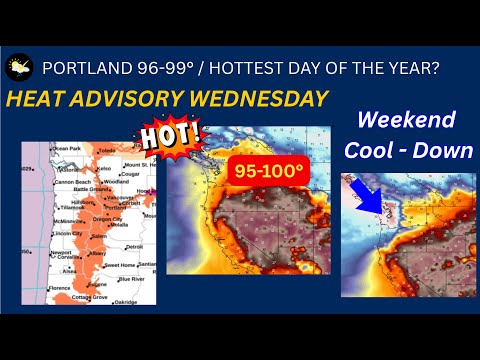 Portland Weather Heat Advisory, Cool-Off This Weekend