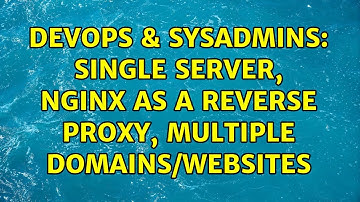 DevOps & SysAdmins: Single server, nginx as a reverse proxy, multiple domains/websites
