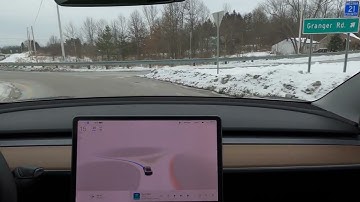 FSD Beta 10.9 Traffic Circle Test