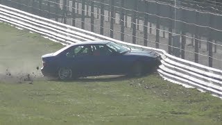 Hard Crash Bmw E36 M3 Vrij Rijden Tt Circuit En
