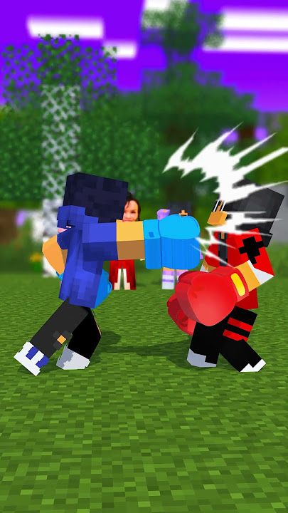 Aaron and Ein Fist Fight #minecraft #aphmaucrew #aphmau