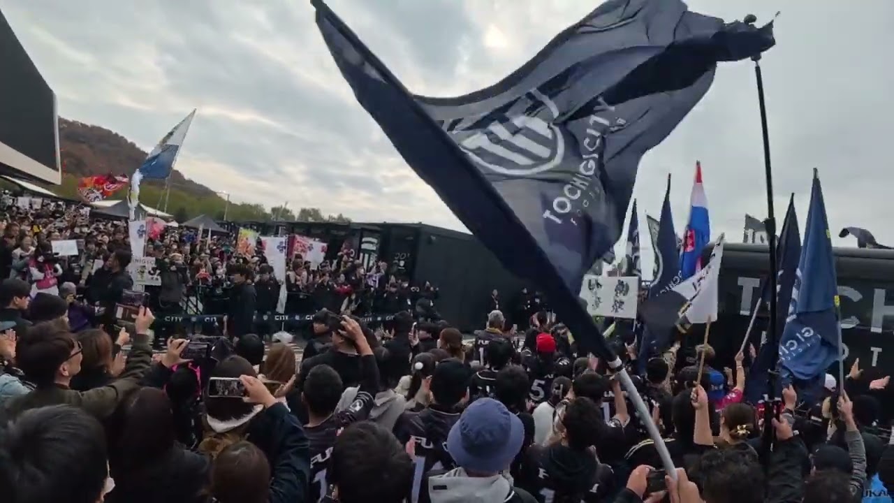 J2昇格　栃木シティホーム最終節、AC長野パルセイロ戦。　osmo action6撮影