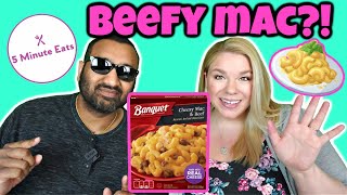 Banquet Cheesy Mac & Beef Review