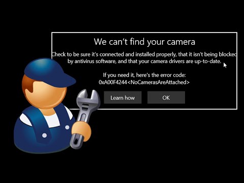 Fix We can't find your camera error on Windows 10