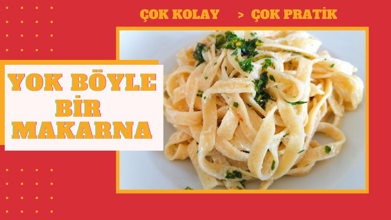 Lezzetli Makarna Fettucini alferedo * Kolay makarna ve Lezzetli ,pratik yemek, hızlı yemek,tarif***