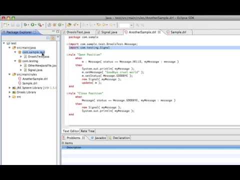 Drools Eclipse Plugin - LTK Refactoring - YouTube