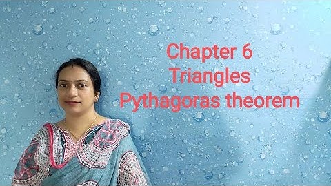 NCERT class 10 triangles.......Pythagoras theorem
