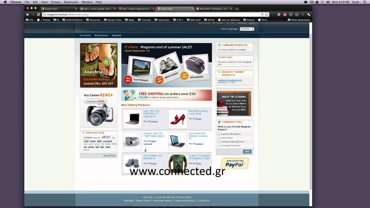 Magento eshop Tutorial 002 - YouTube
