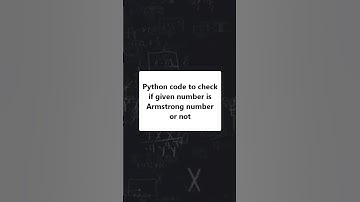 Python code in HINDI to check for ARMSTRONG NUMBERS 🔢😎😱🔢😎😱 #pythonshot #coding #python #function