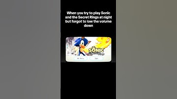 THIS SONIC THE HEDGEHOG GAME WAS THE LOUDEST FOR NO REASON