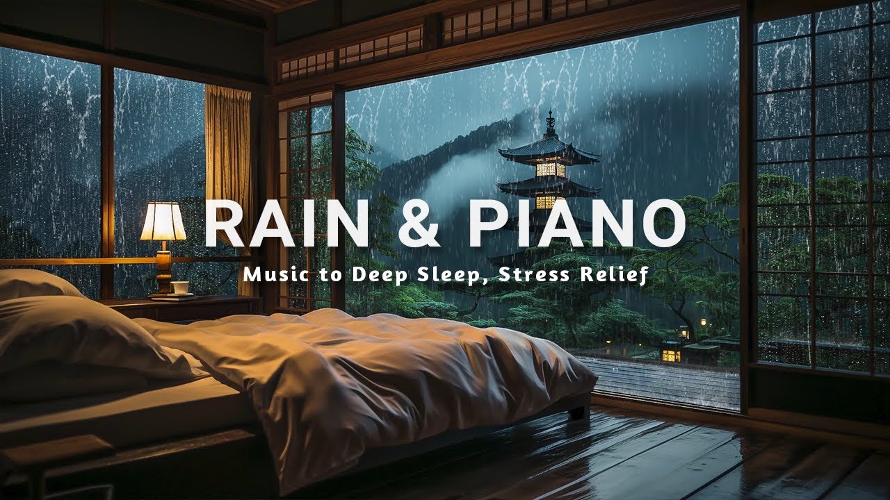 Deep Sleep and Calm Mind | Relaxing Rain & Piano Music to Fall Into ...