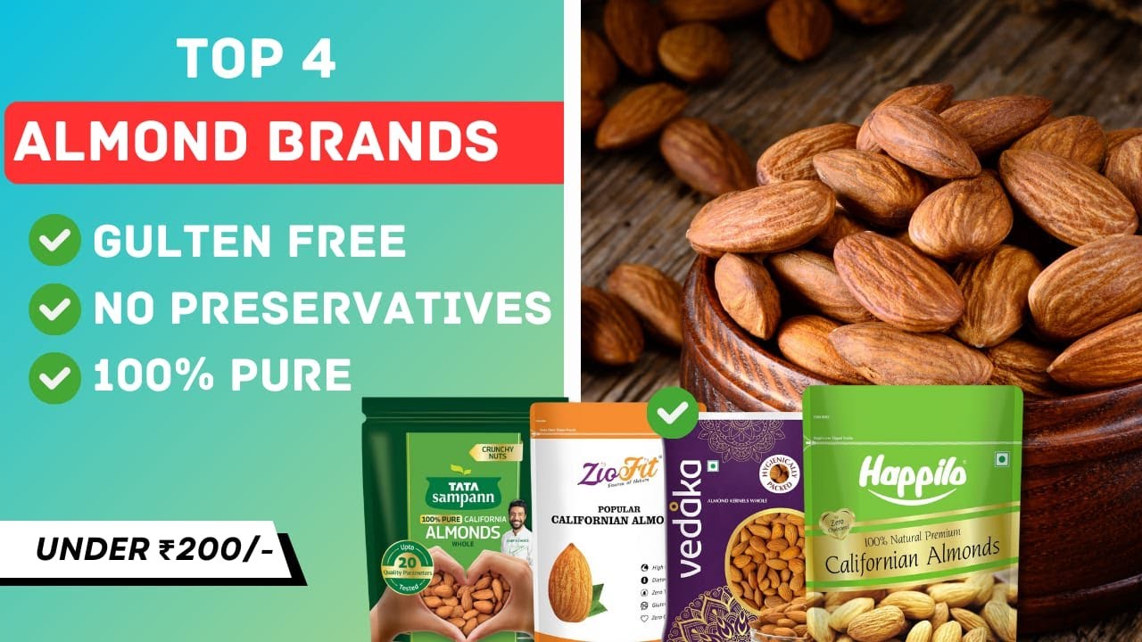 🔥 TOP 4 ALMOND BRANDS under ₹799! 💸 | Budget-Friendly + HEALTHY Snacking You Can’t Ignore! 🥜