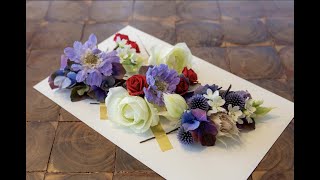 ピアノの発表会へ【生花の髪飾り】l'atelier bois アトリエボア