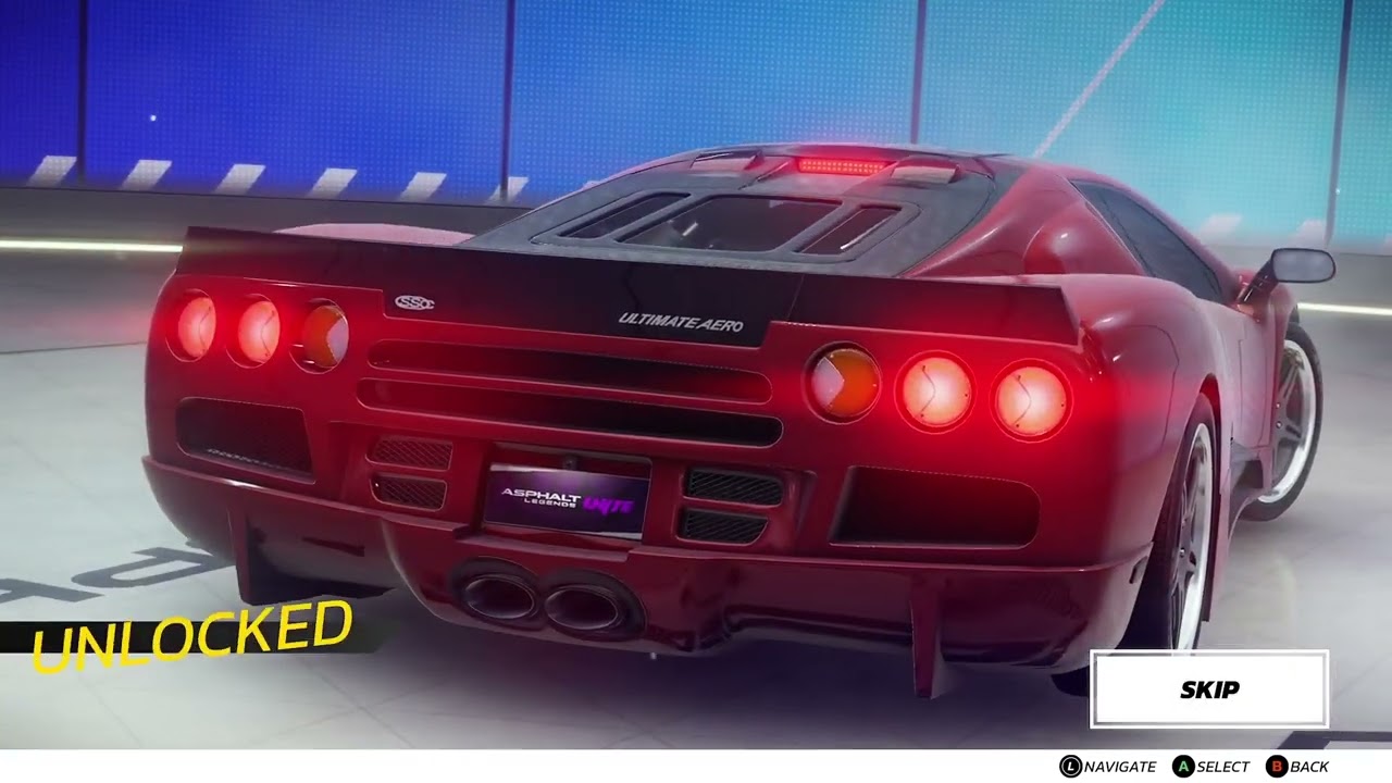 Unlocking the SSC Ultimate Aero TT in Asphalt Legends Unite!