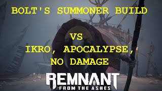Remnant From The Ashes Ikro The Ice Conjurer Vs Bolts Summoner Build, Apocalypse, No Damage
