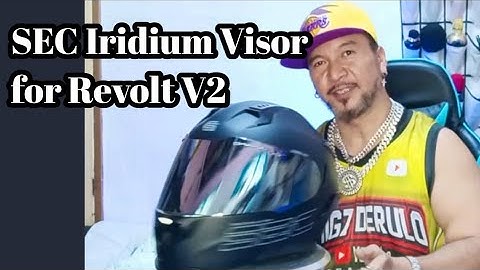 SEC Iridium Visor for Revolt V2....