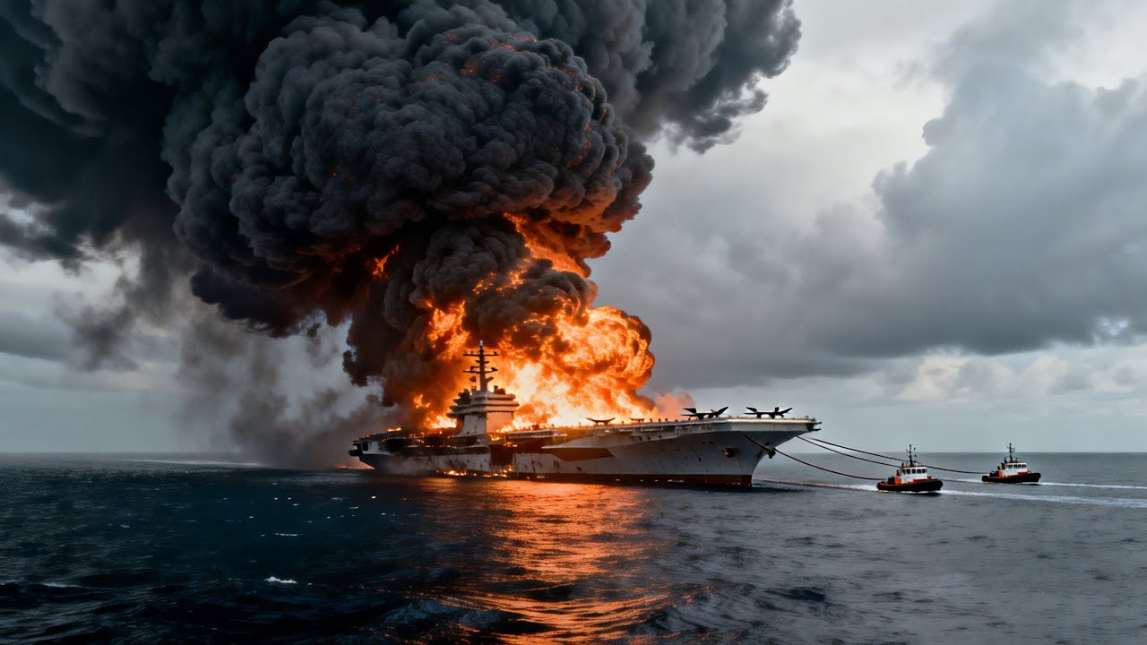 Сегодня вечером, 2 февраля! Единственный авианосец Ирана взорвался после бомбардировки ВВС США - Ar