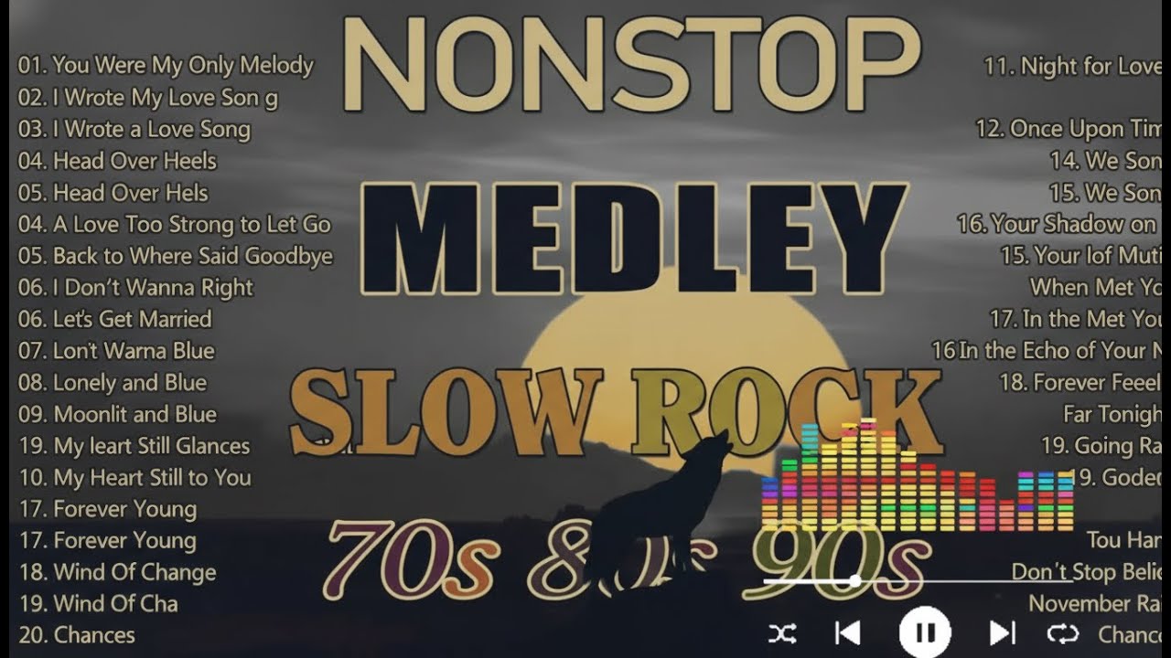 Nonstop Rock Ballads 💕 Old School Rock Love Ballads 70s 80s 90s | Pinoy