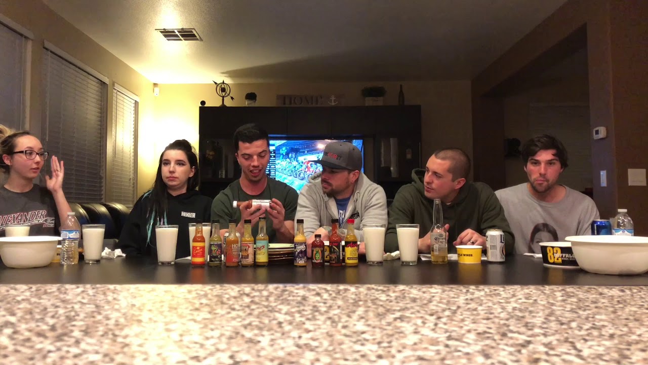 WE TRIED ALL 10 season 8 HOT ONES LINE UP! $120 worth of hot sauce!