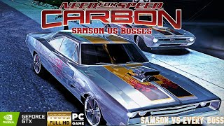 Need For Speed Carbon | Samson VS Every Boss | Charger RT & Hemi Cuda