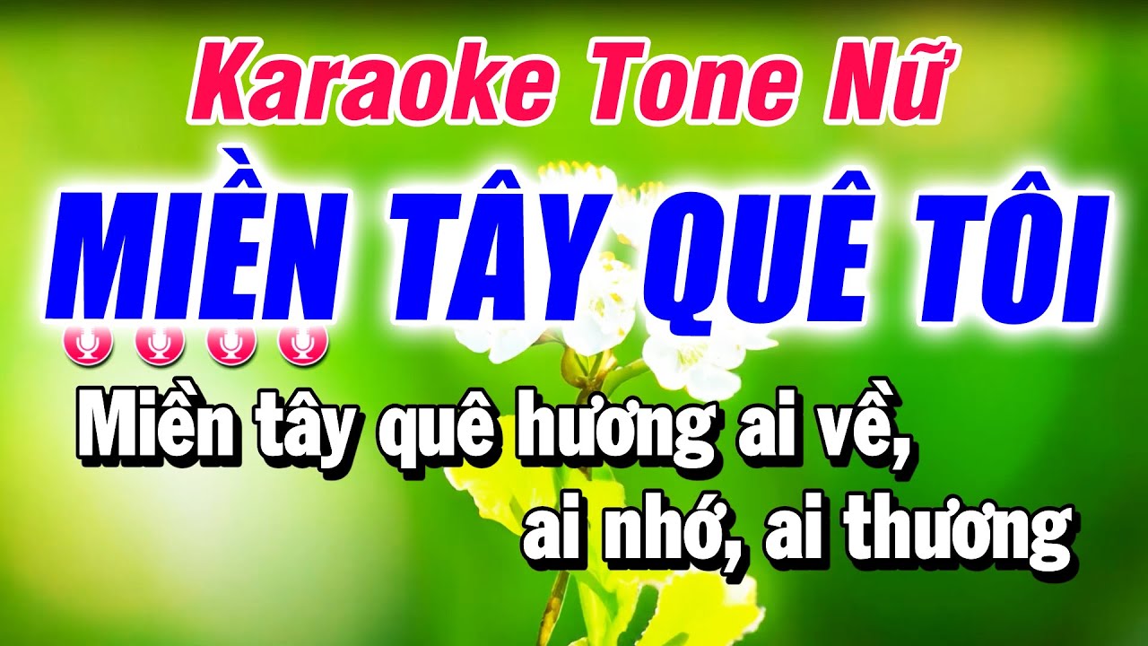Karaoke Miền Tây Quê Tôi Nhạc Sống Tone Nữ Beat Chuẩn | Organ Gia Uyên