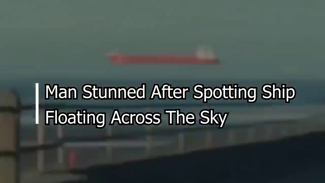 Ship Floating Across The Sky? Real or Fake? 😱😱😱