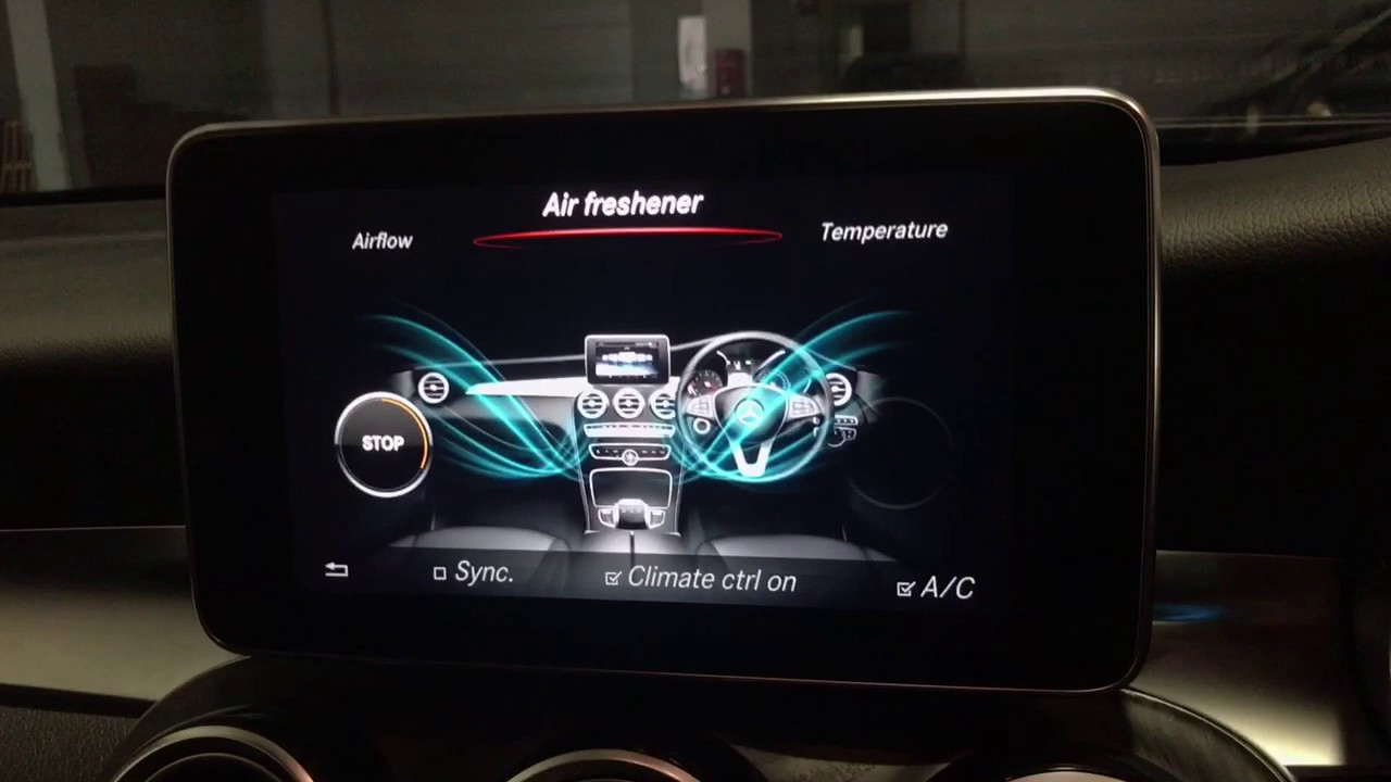 How to refill interior perfume Mercedes-Benz. 