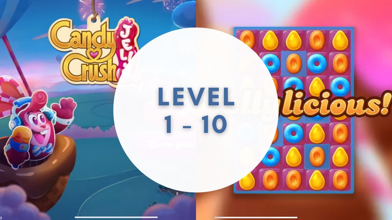 1 Candy Crush Jelly Saga Level 110 キャンディクラッシュゼリー攻略 YouTube