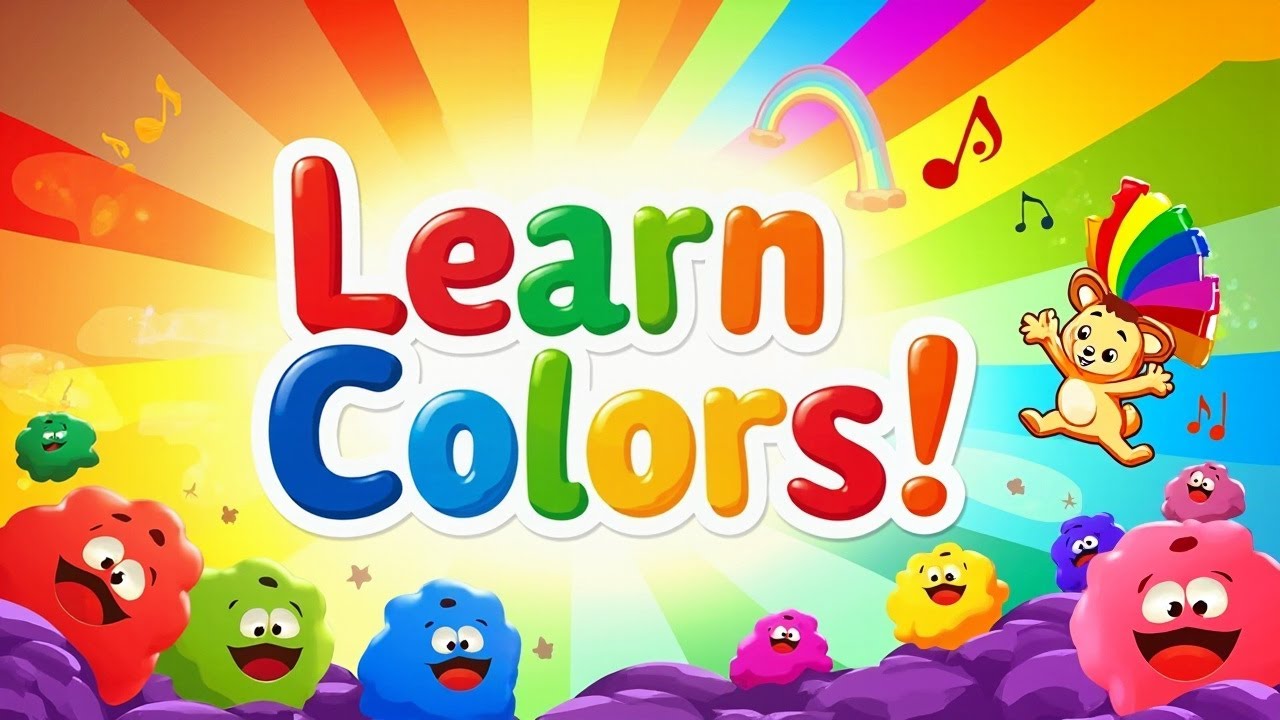 Learn Colors with Songs! 🎶 Fun Color Compilation for Kids & Toddlers