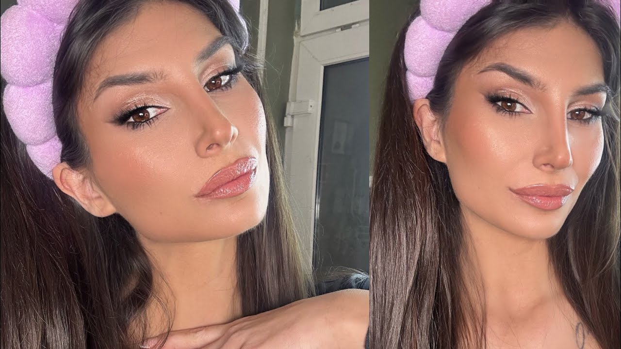 Šminka za spuštene kapke| GRWM | večernja šminka