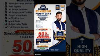BS Nursing DNSK STS Government Admissions 2026-27 Preparation #bsnursing #mahdisacademy #ncat