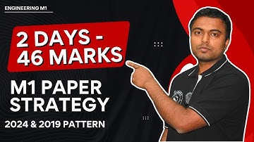 M1 Paper Strategy |  2024 & 2019 Pattern | #endsemexam