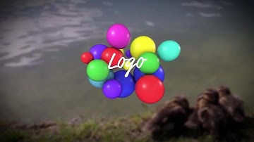 Bubbles logo reveal After Effects Templates
