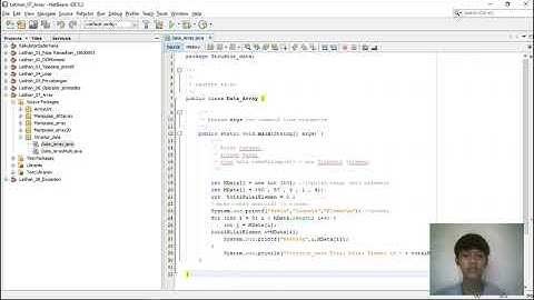Pengujian Topik/Materi CH #7:OOP Array JAVA | Fajar Ramadhan (19630903)