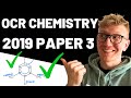 OCR Chemistry 2019 Paper 3 Unified Chemistry - FULL WALKTHROUGH for A-level