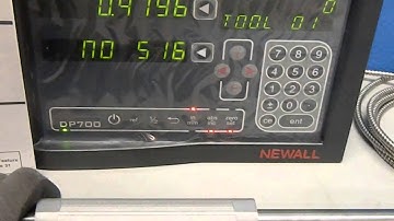 Newall DP700 DRO w/ 64" Spherosyn Encoder Demo