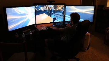 Portal 2 Three Big Screens