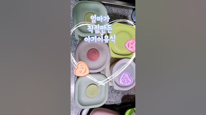 Mother' love Baby food 엄마사랑표 아기이유식 #Mom's baby food 엄마표이유식 #간식송 #제이레빗의 간식송 #Shorts #baby food