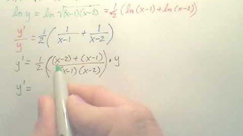 5.1e Natural Logarithmic Differentiation - Calculus