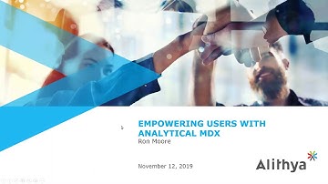 Empowering Users with Analytical Multi Dimensional Expressions MDX