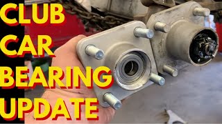 CLUB CAR DS FRONT WHEEL BEARING FIX / NEW UPDATED PART NUMBERS